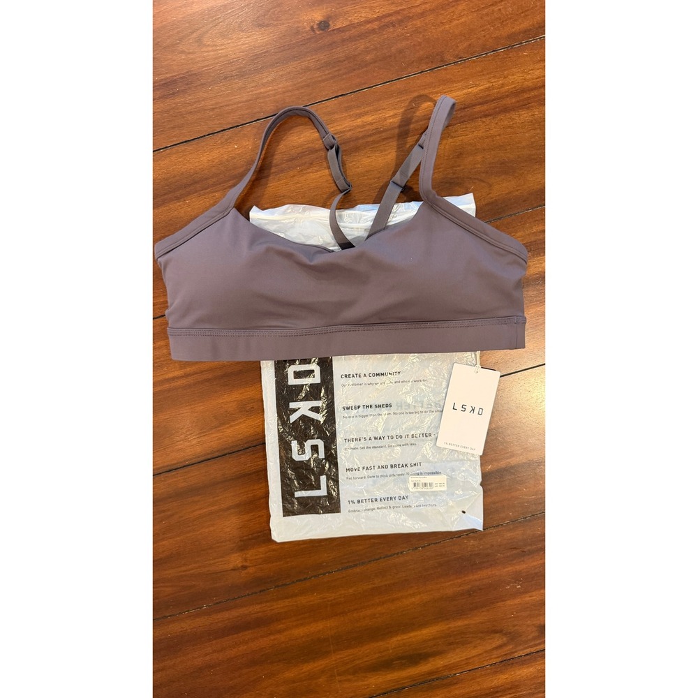 LSKD Momentum Sports Bra‎ Dark Storm 2XL NEW NWT